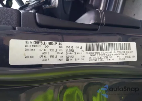 2014 Jeep Grand Cherokee Limited from USA, damaged, VIN 1C4RJFBG9EC378700